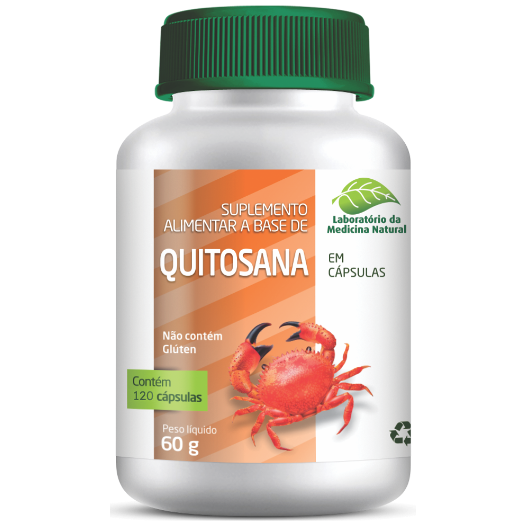 Quitosana 500mg 120 cápsulas Medinal