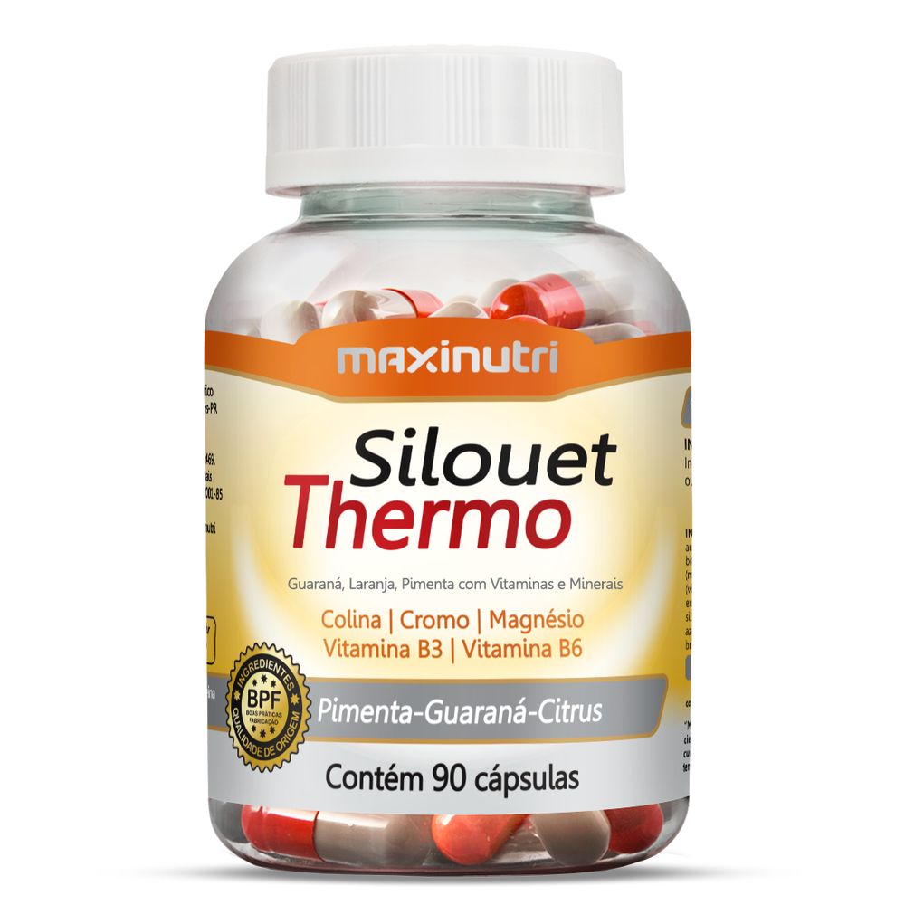 Silouet Thermo (Pimenta/Guarana/Citrus) 90 cápsulas Maxinutri