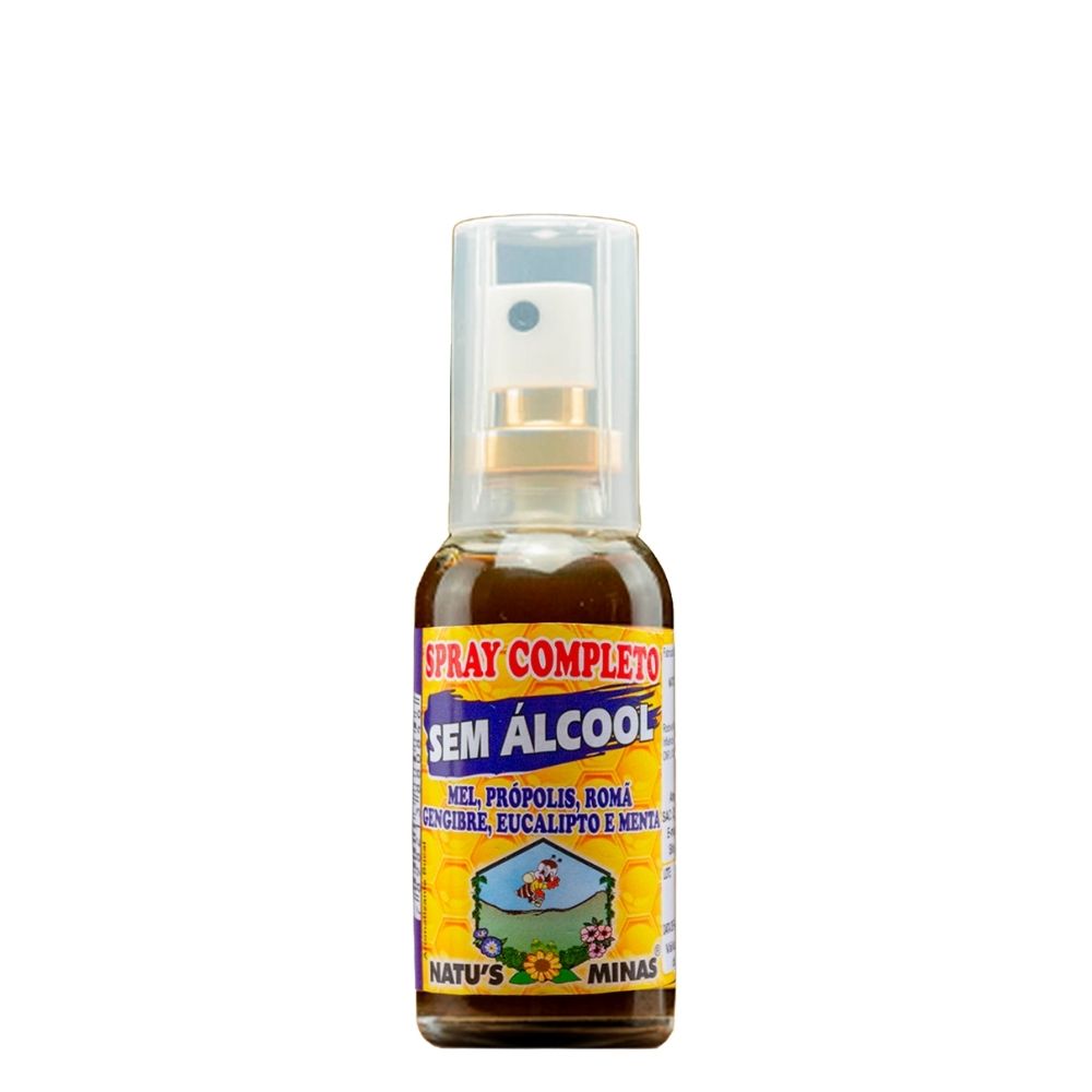 Spray de Propolis Completo sem Alcool 35ml Natus Minas