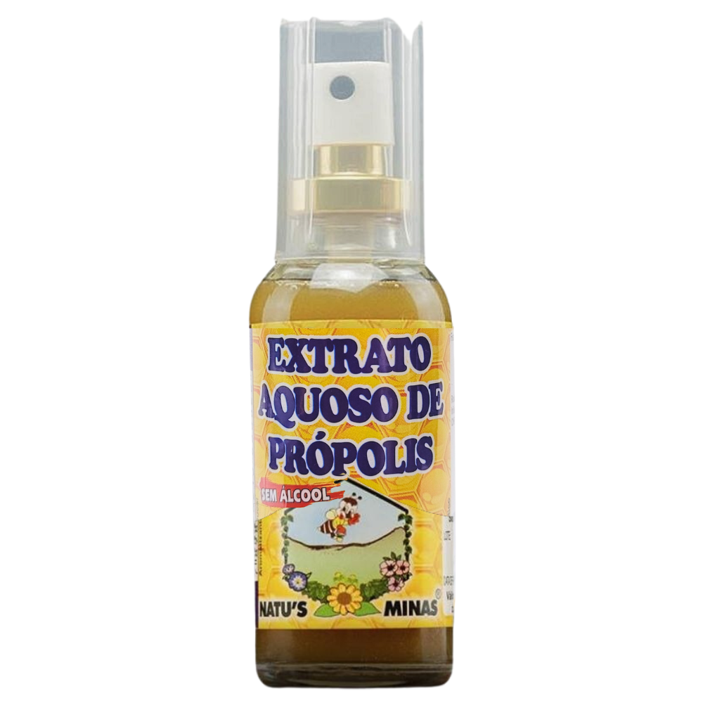 Extrato Aquoso de Spray de Propolis sem Alcool 35ml Natus Minas