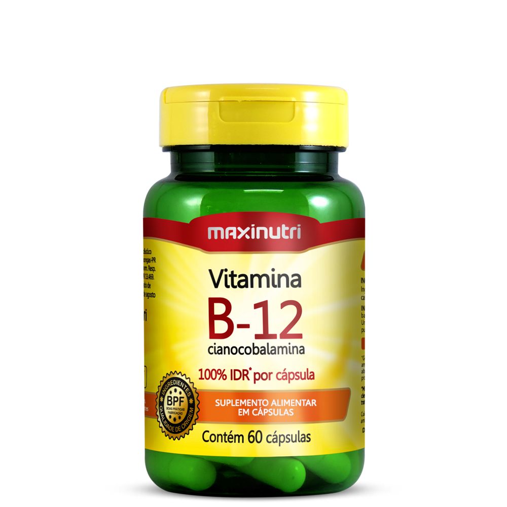 Vitamina B12 560mg 60 cápsulas Maxinutri